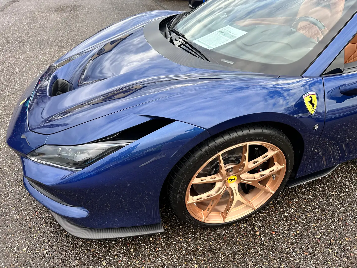 Ferrari F8 Spider F8 Spider*Carbon ADAS JBL Lift Diamond Stiching* Albastru - 2