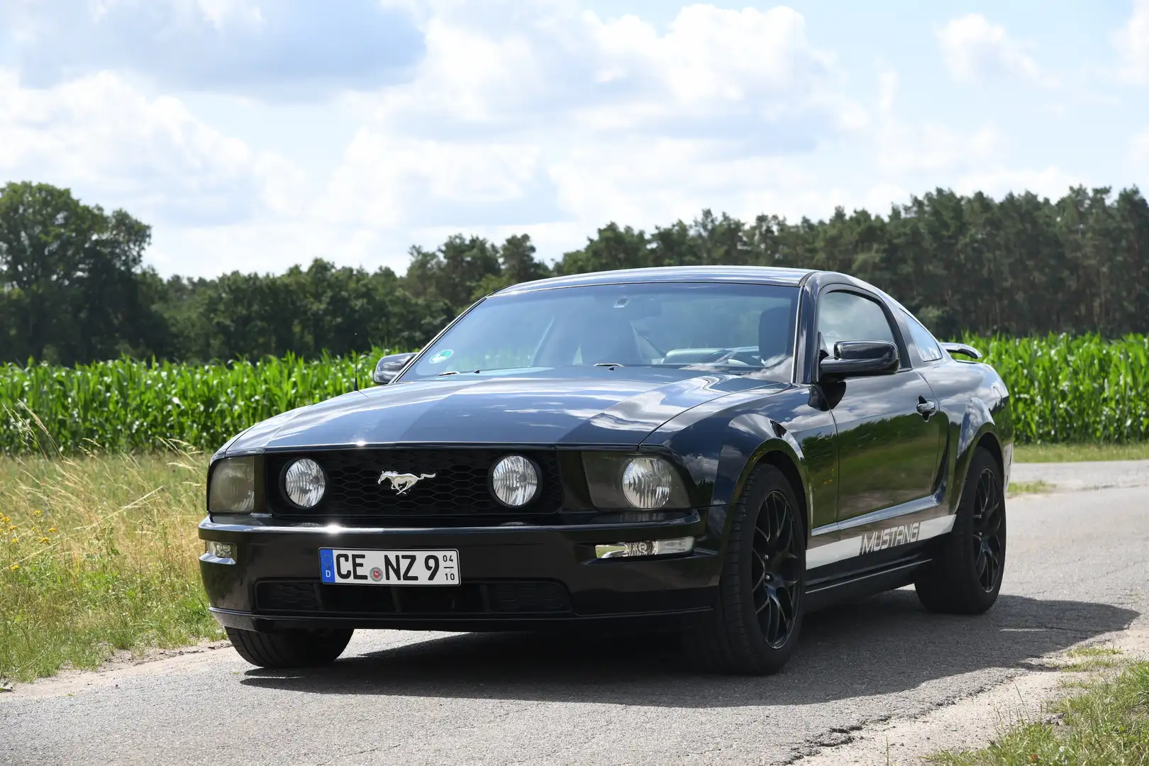 Ford Mustang Negro - 1