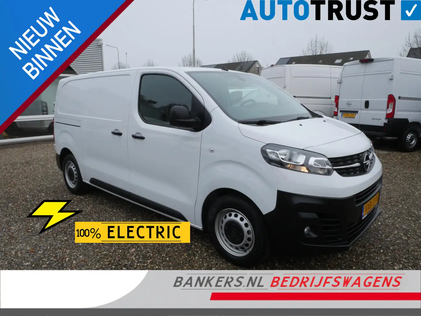 Opel Vivaro-e Electric L2, 50 kWh, Airco, SOH-accu 100% Wit - 1