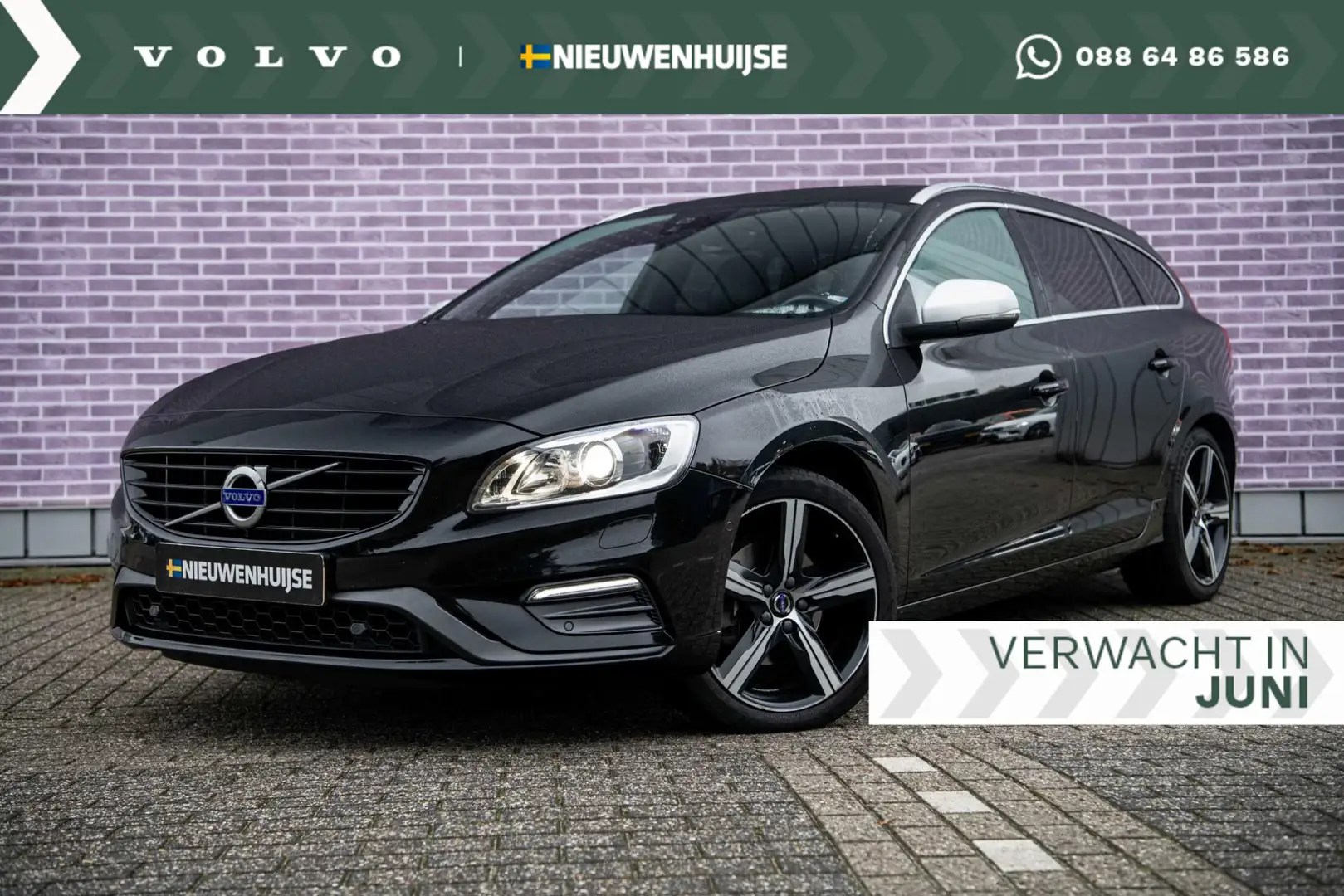 Volvo V60 2.0 T4 Business Sport | Trekhaak | Navigatie | Led Noir - 1