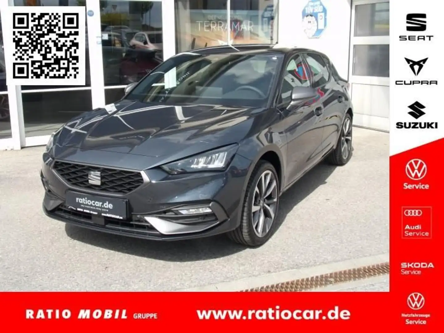 SEAT Leon LEON FR 1.5 ETSI DSG AHZV-VORBER. NAVI SITZHEIZ. Gris - 1