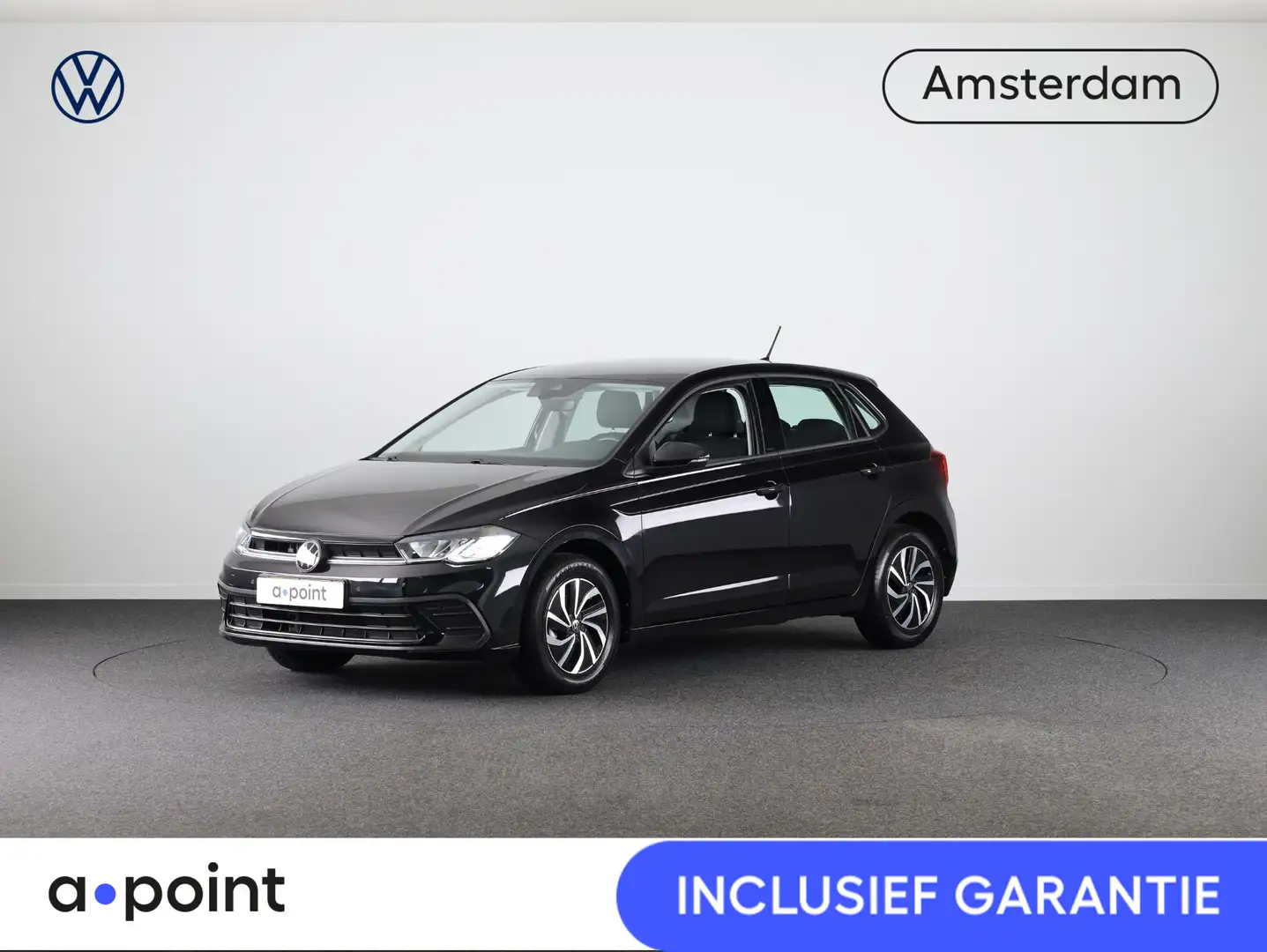 Volkswagen Polo 1.0 TSI Life Business | Navigatie | Camera | Clima Zwart - 1