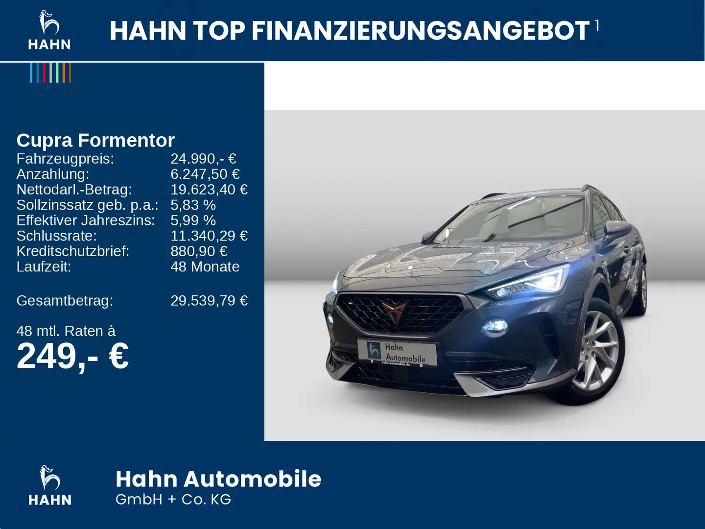 CUPRA Formentor 1.5TSI DSG LED Navi AHK ACC Sitzh APP Grau - 2