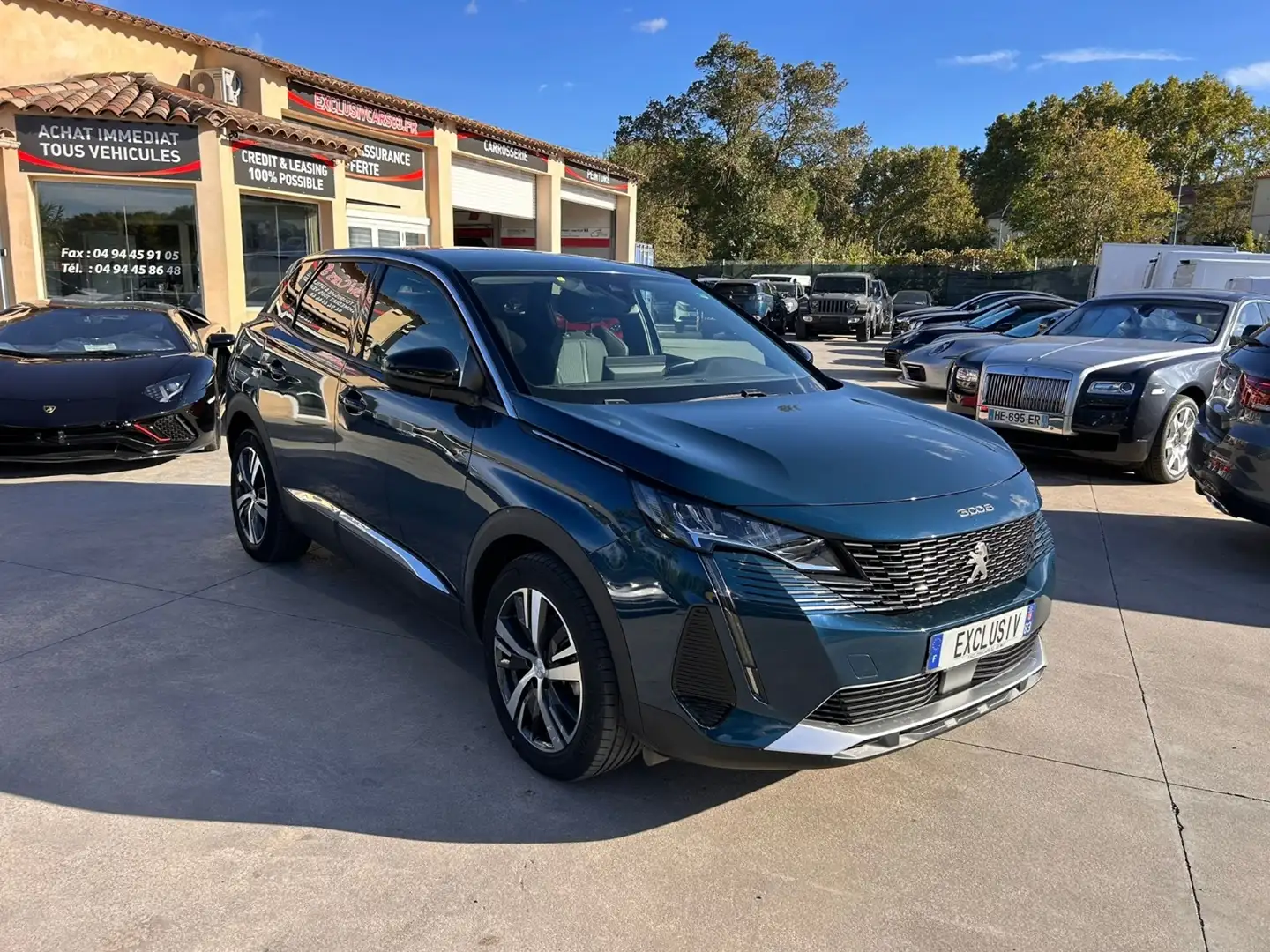 Peugeot 3008 1.5 BLUEHDI 130CH S\u0026S ALLURE PACK EAT8 Bleu - 2