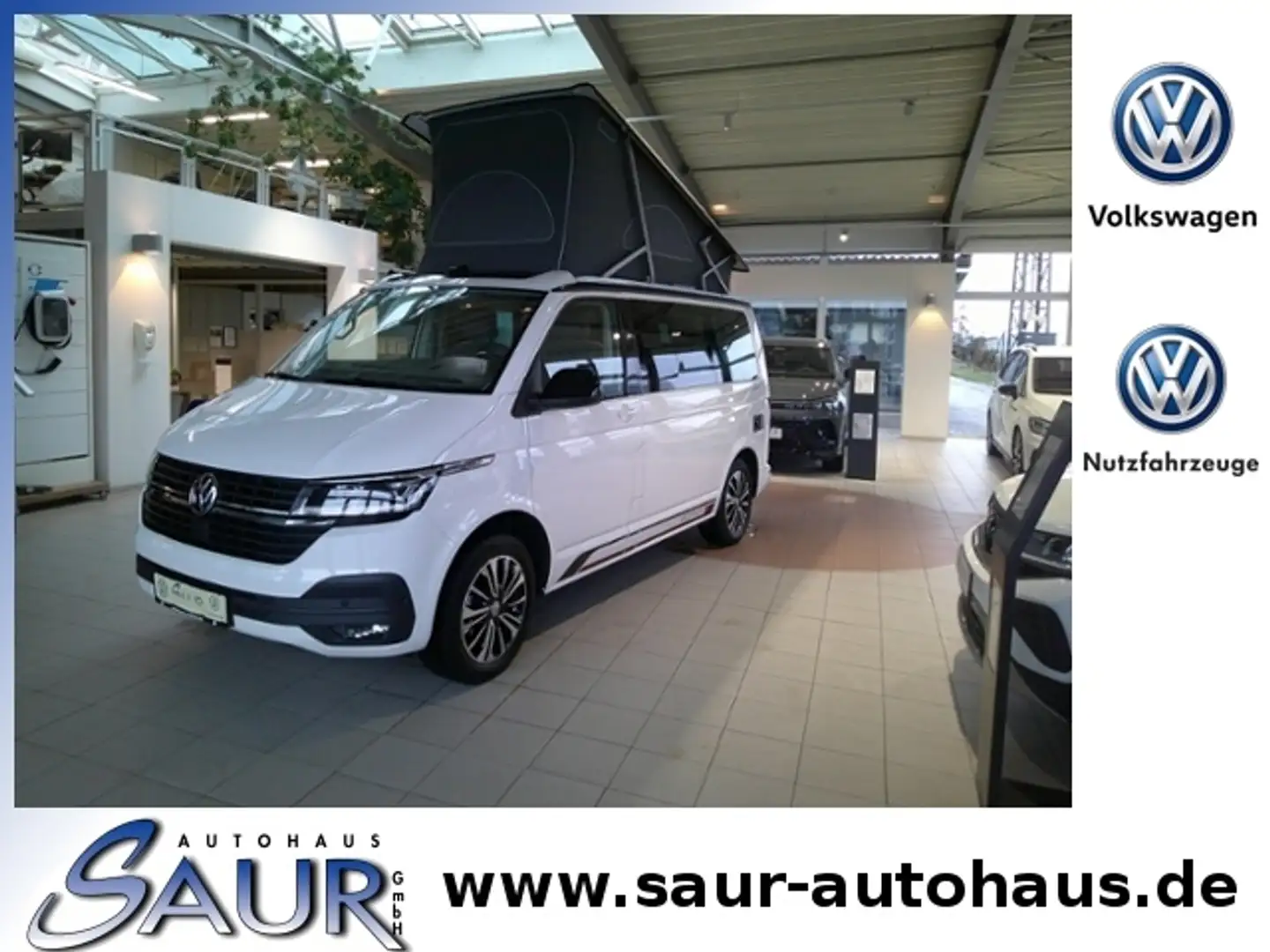 Volkswagen T6.1 California Ocean Edition 2.0 TDI*DSG*ACC*Navi*R-Kamera*StdHz Weiß - 1