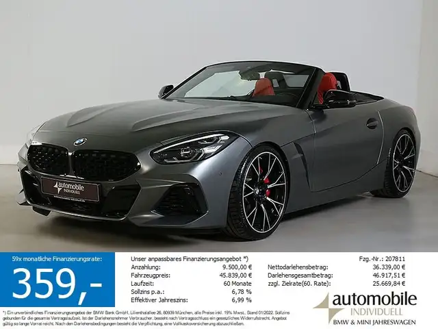 BMW Z4 M40i HuD H&K LiveCockpit Lenkradh LED Kamera