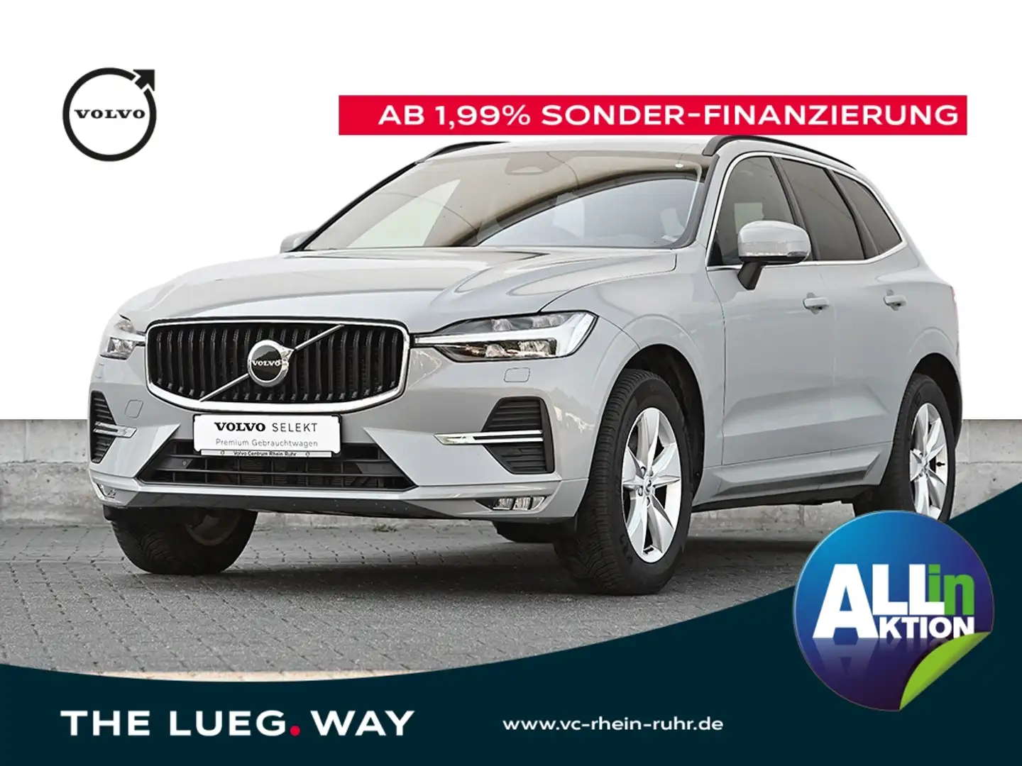 Volvo XC60 B4 Core+WINTERPAK+LICHTPAK+GOOGLE+LENKRHZG Grijs - 1