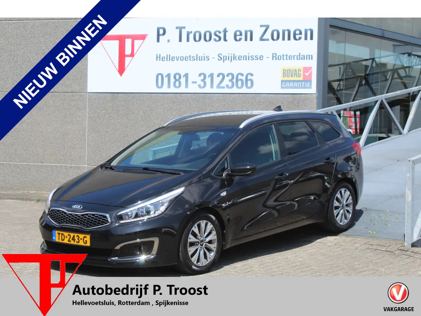 Kia Ceed SW / cee'd SW Sportswagon 1.0 T-GDi Design Edition Orig. NL/Navi Zwart - 1