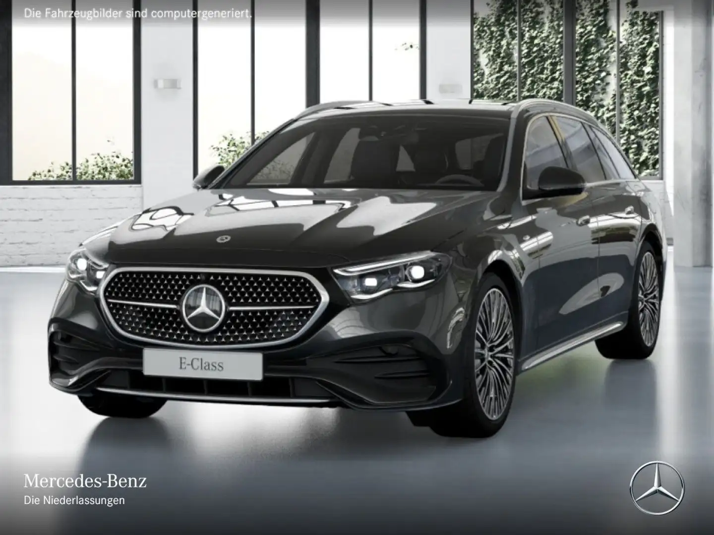 Mercedes-Benz E 300 de T Hybrid Edition AMG-Line Fahrass 360° 9G Grau - 2