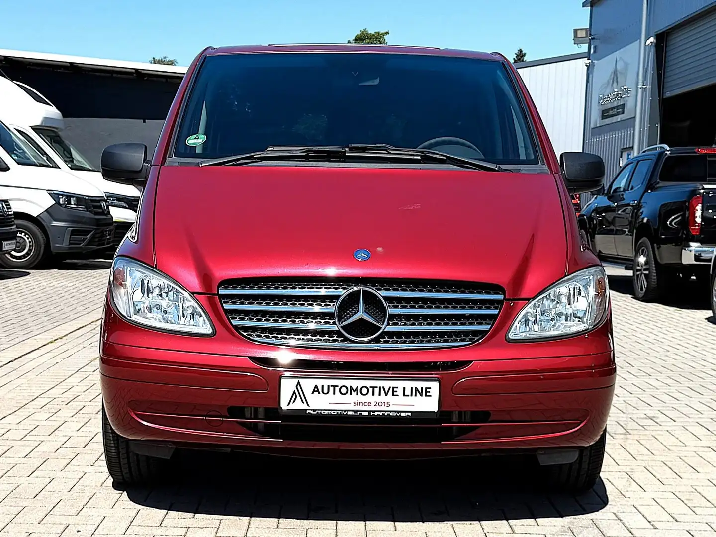 Mercedes-Benz Vito VITO MIXTO 115 CDI LANG/5 SITZER/AUTO./KLIMA/AHK Rosso - 2