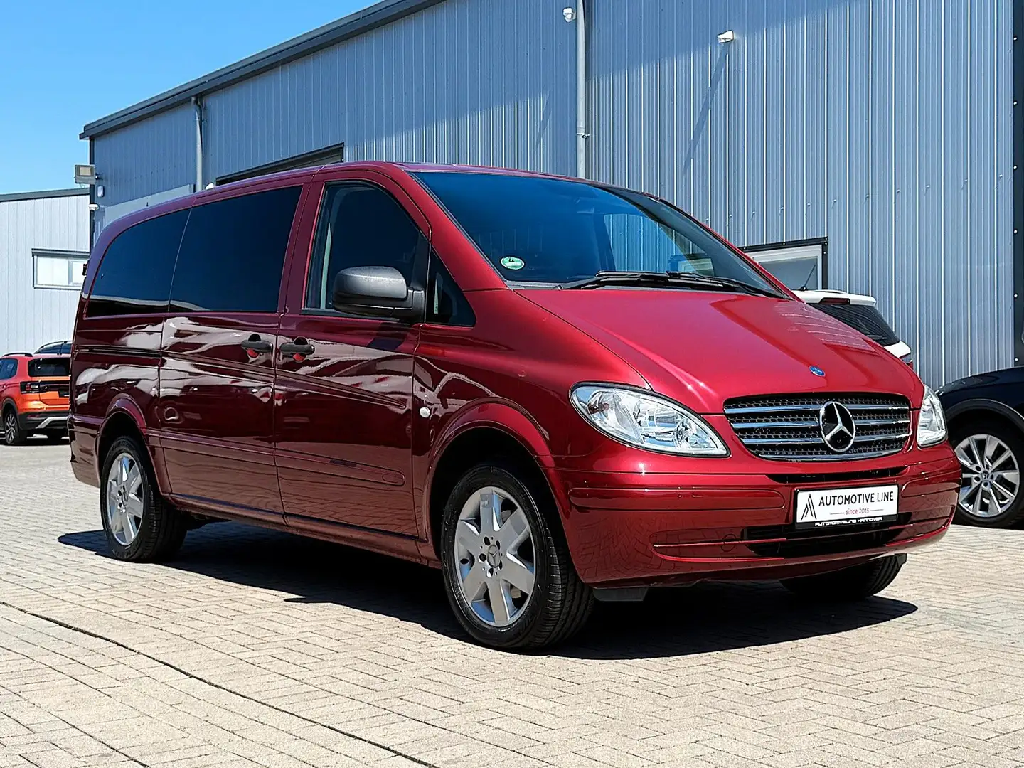 Mercedes-Benz Vito VITO MIXTO 115 CDI LANG/5 SITZER/AUTO./KLIMA/AHK Rosso - 1