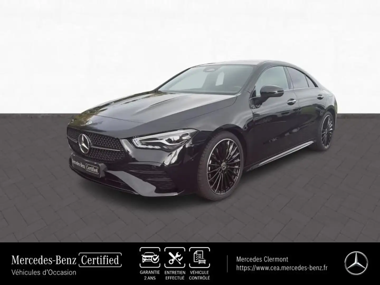 Mercedes-Benz CLA 200 200 d 150ch AMG Line 8G-DCT Noir - 1