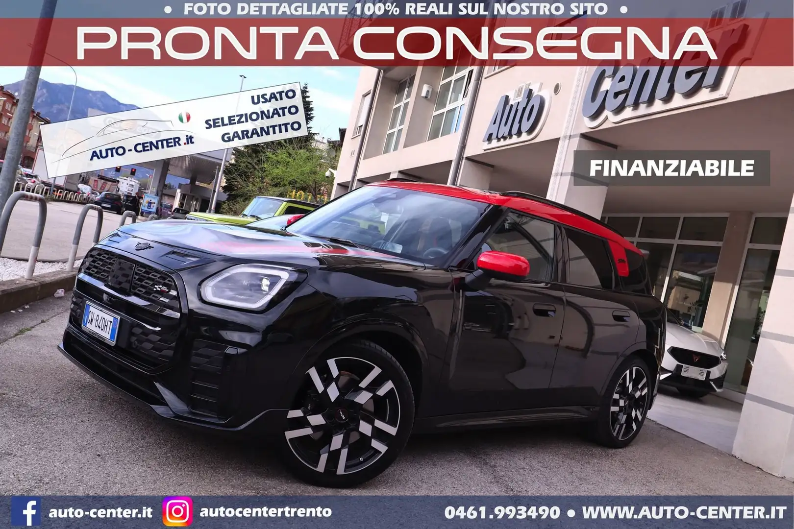 MINI Countryman D JCW Pacchetto L 2.0D 163CV TETTO Nero - 1