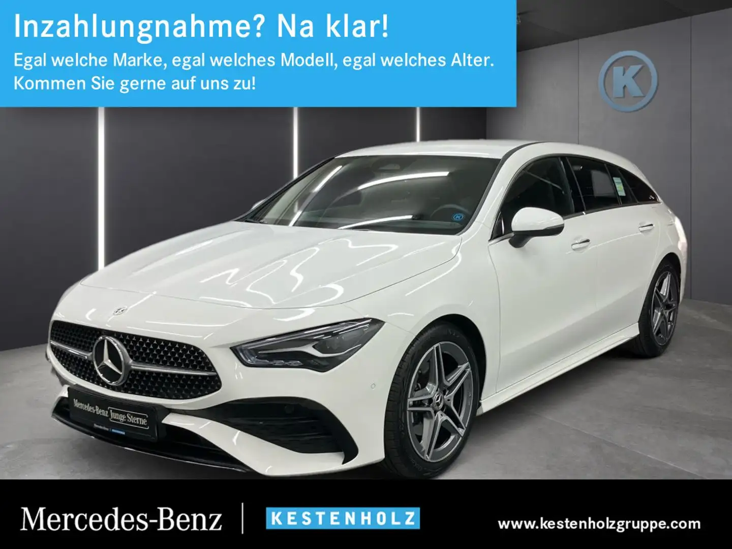 Mercedes-Benz CLA 180 Shooting Brake AMG+KEYLESS+KAMERA+DAB Weiß - 1