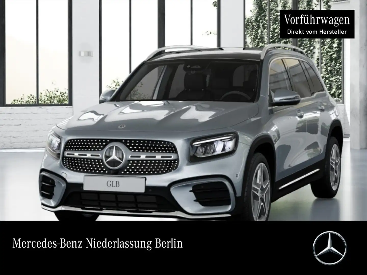 Mercedes-Benz GLB 200 AMG+PANO+AHK+LED+KAMERA+TOTW+KEYLESS+7G Silber - 1