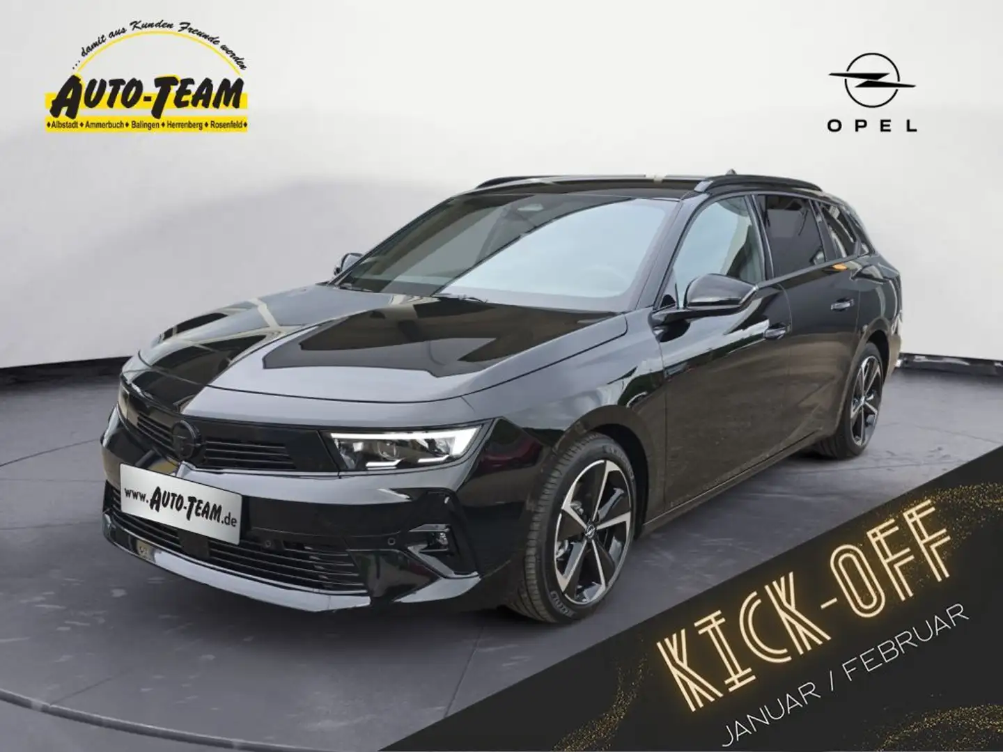 Opel Astra Sports Tourer 1.2 Turbo Hybrid 48 V GS (L) Schwarz - 1