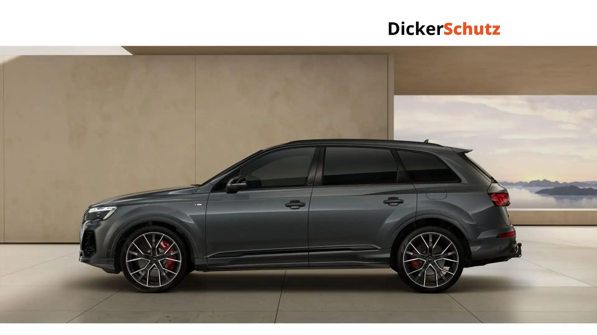 Audi Q7 60 TFSIe Competition Pano | Trekhaak | Vol leder | Grijs - 2