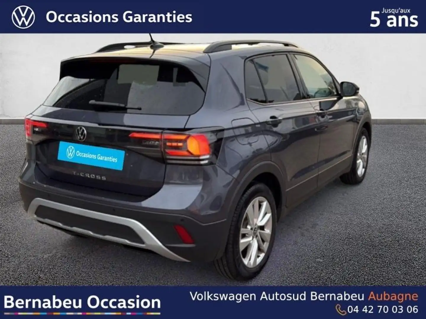 Volkswagen T-Cross 1.0 TSI 116ch VW Edition DSG7 Gris - 2