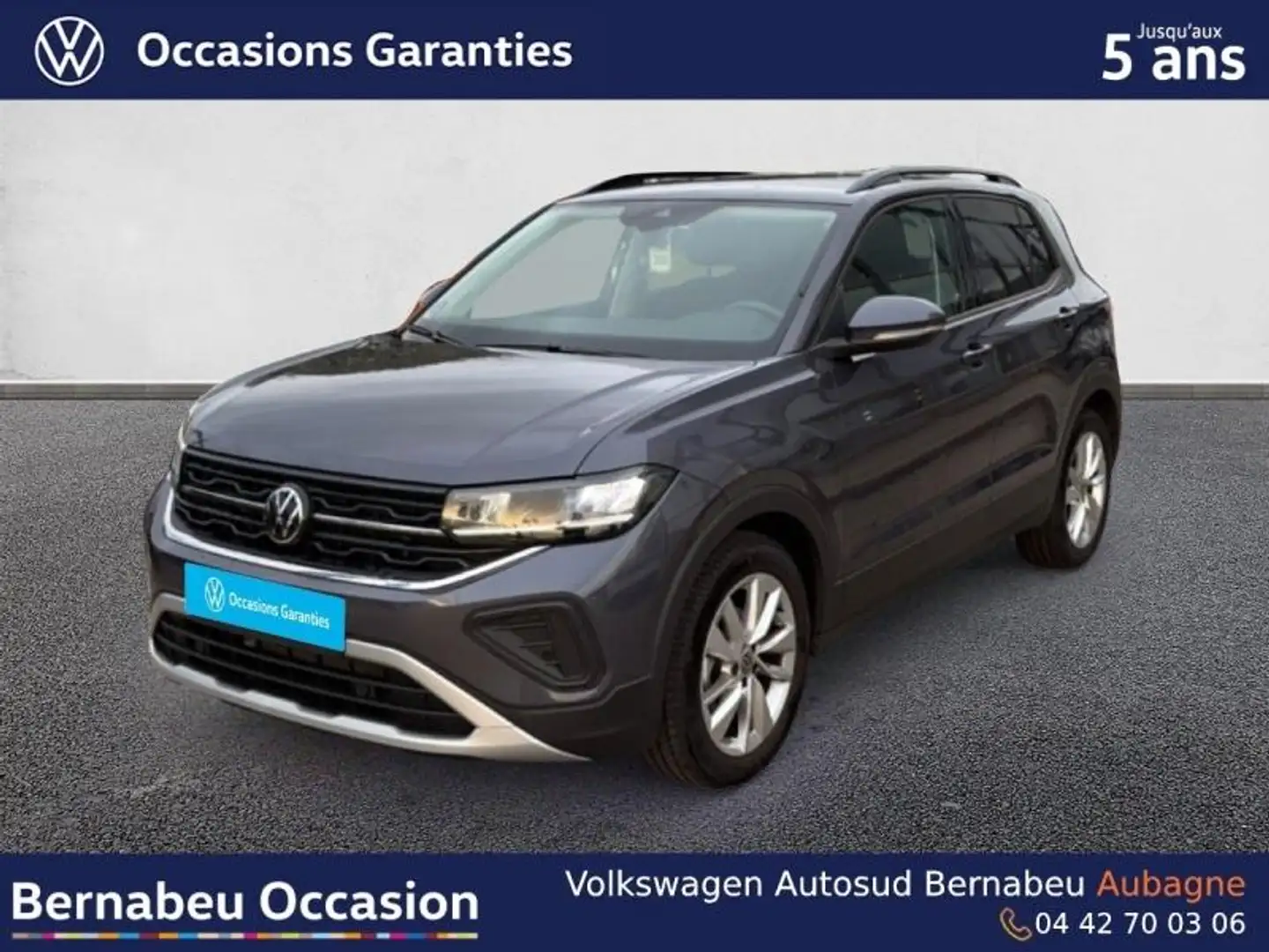 Volkswagen T-Cross 1.0 TSI 116ch VW Edition DSG7 Grijs - 1