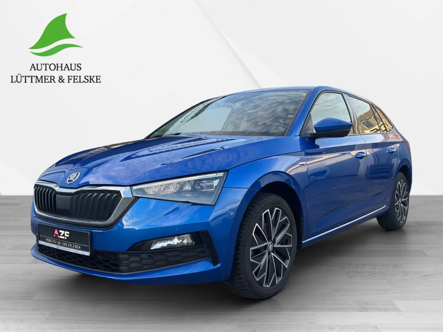 Skoda Scala 1.0 TSI Drive AHK+NAVI+LED+REGENSENSOR+BLU Blau - 2