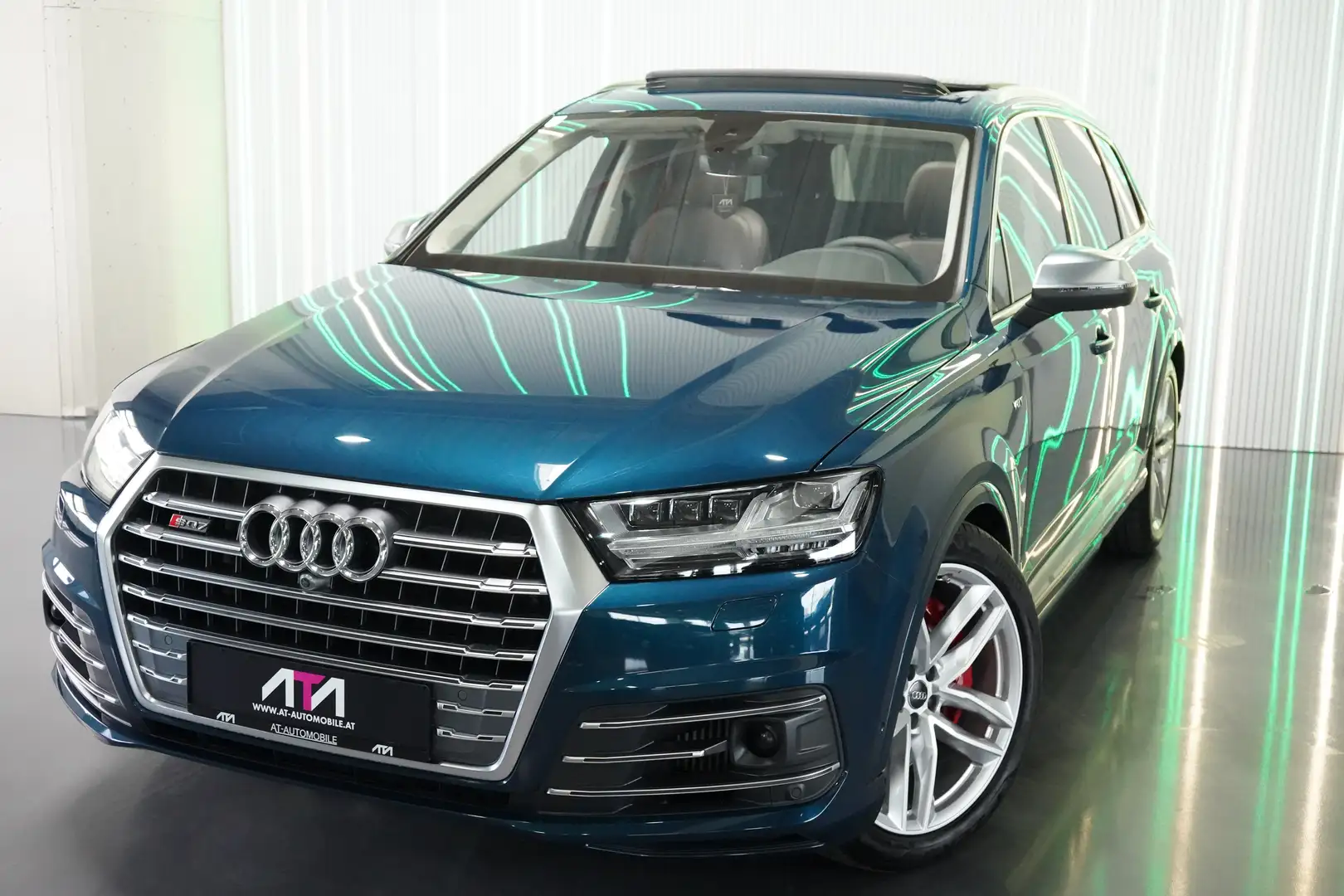 Audi SQ7 4.0 TDI quattro Neulistenpreis-161.384€ 1-Hand Blau - 2