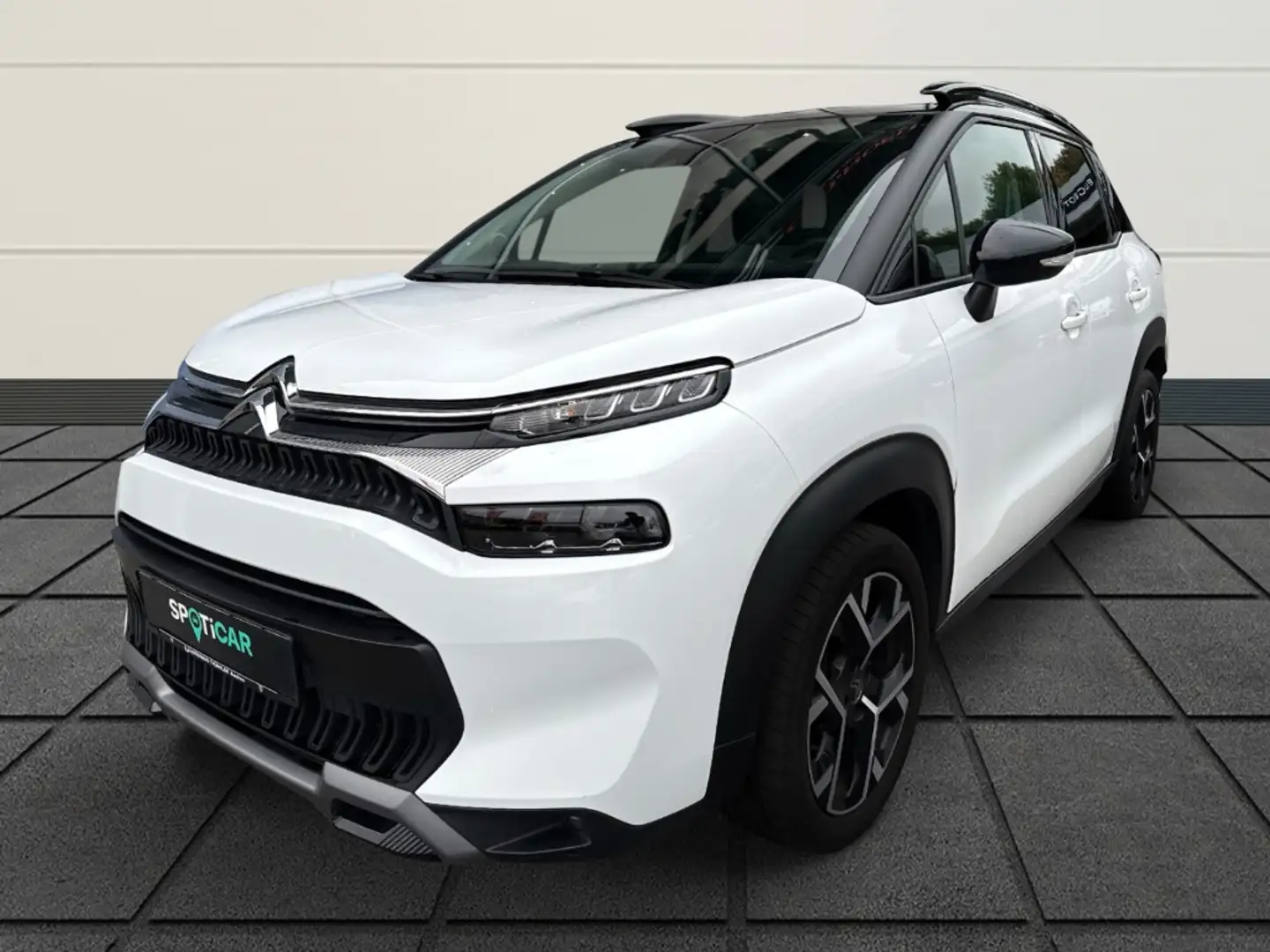 Citroen C3 Aircross Shine Pack 1.2 PureTech 110 EU6d AHK-abnehmbar Nav Weiß - 2