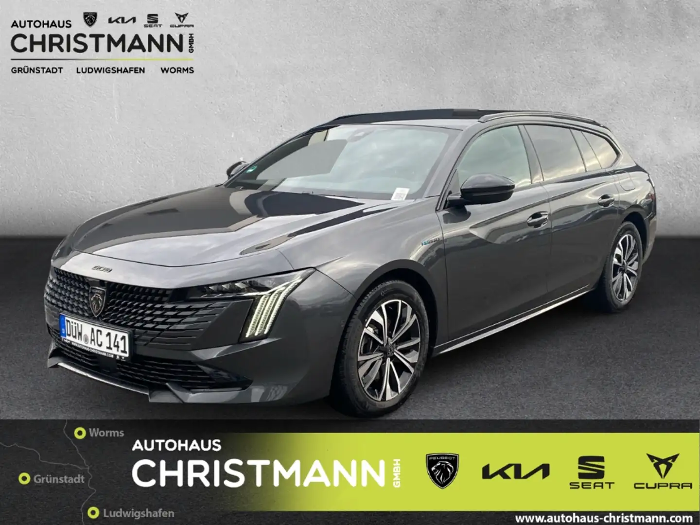 Peugeot 508 SW Hybrid 225 Allure Plug-In *FULL-LED*elektr. Hec Grau - 1