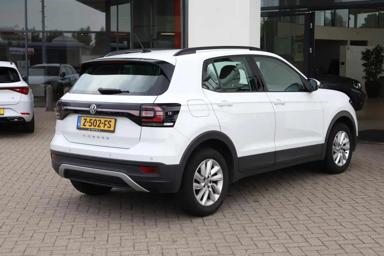 Volkswagen T-Cross 1.0 TSI Life parkeersensoren voor en achter, side Wit - 2