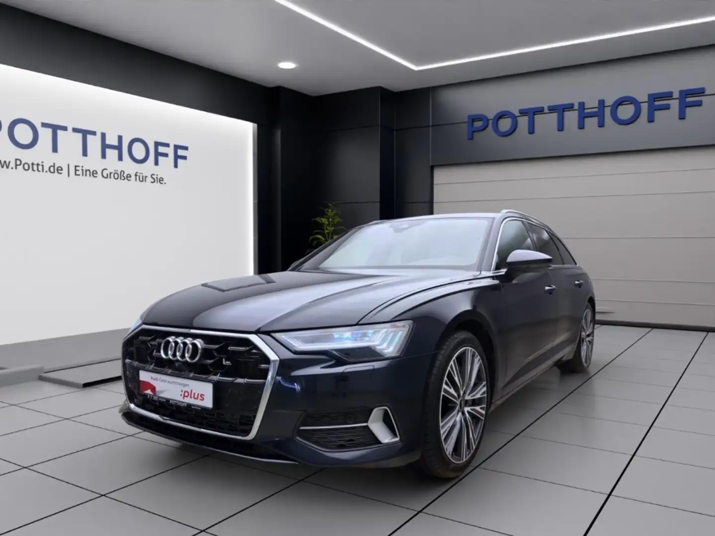 Audi A6 Avant 50 TFSIe Q ADVANCED AHK HD-MATRIX NAVI Blau - 1