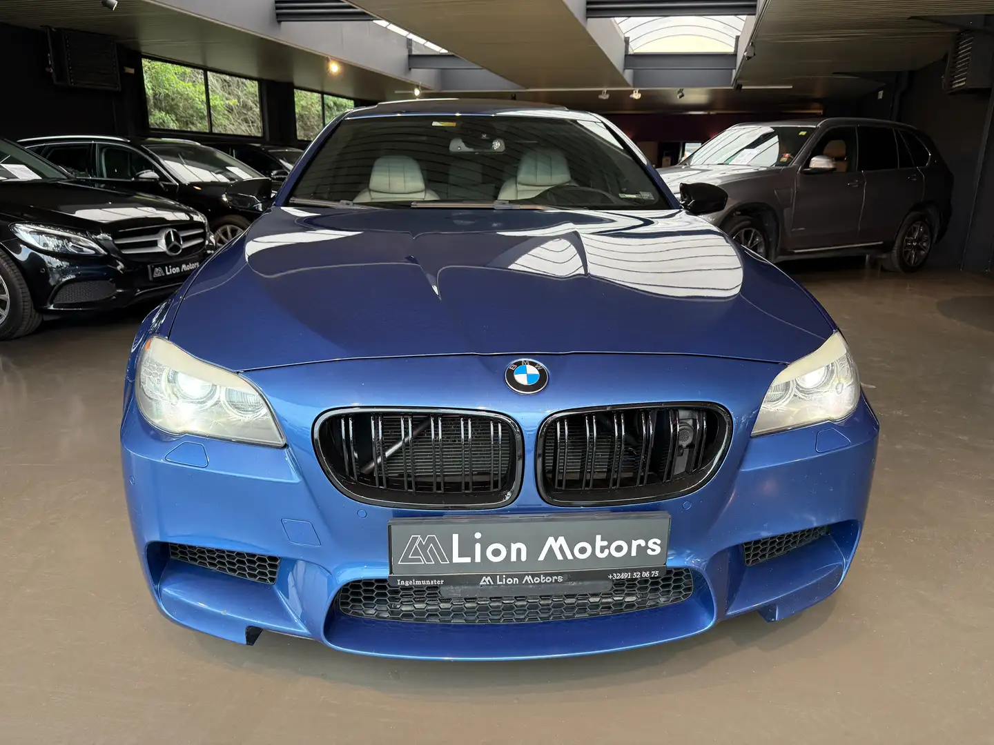 BMW M5 VACUUM*PANO*360 CAM*HEAD-UP*FULL OPTION *TOP STAAT Blau - 2