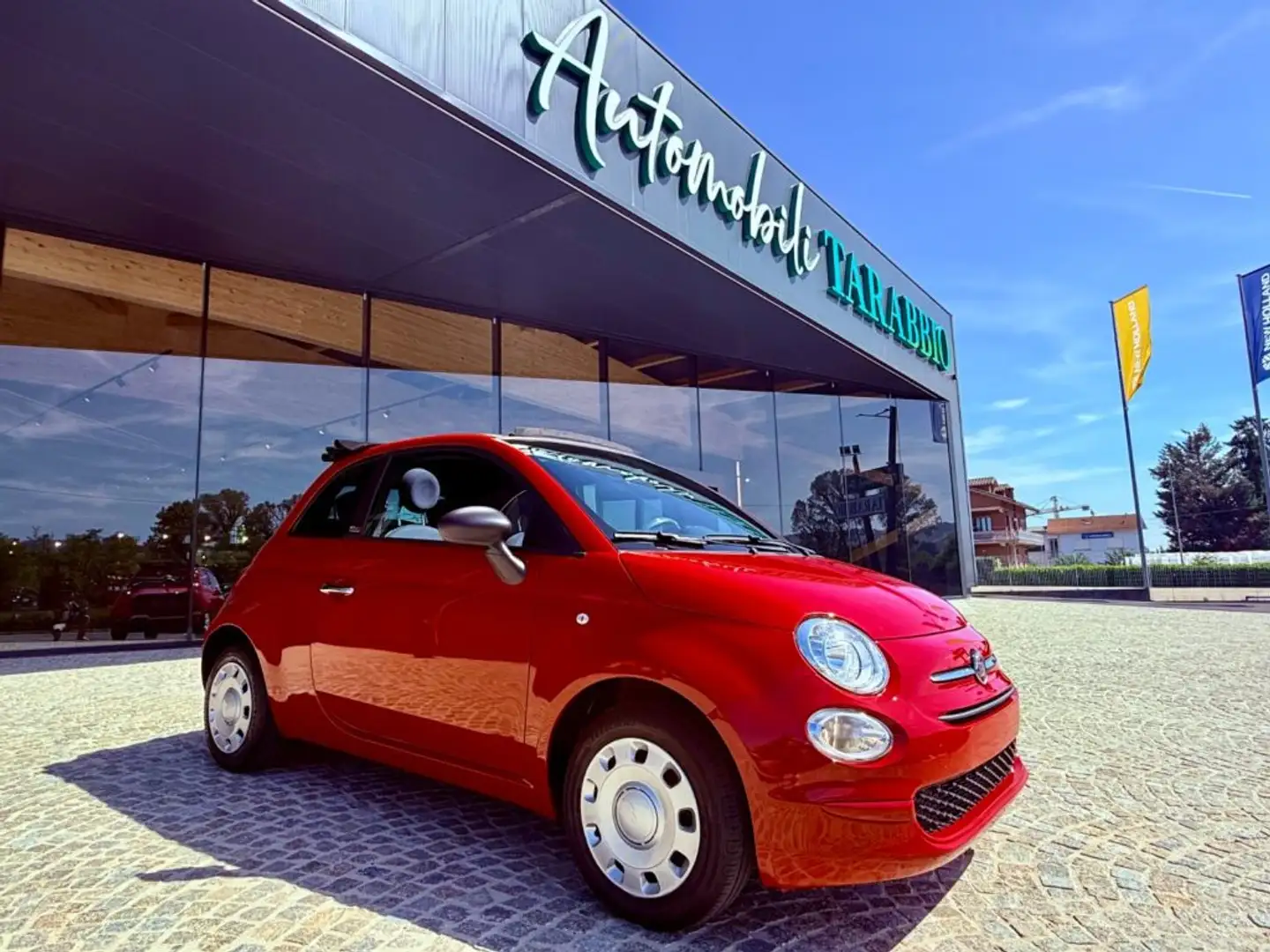 Fiat 500C CABRIO - KM 29.000 - PROMO FINANZIAMENTO Rosso - 1