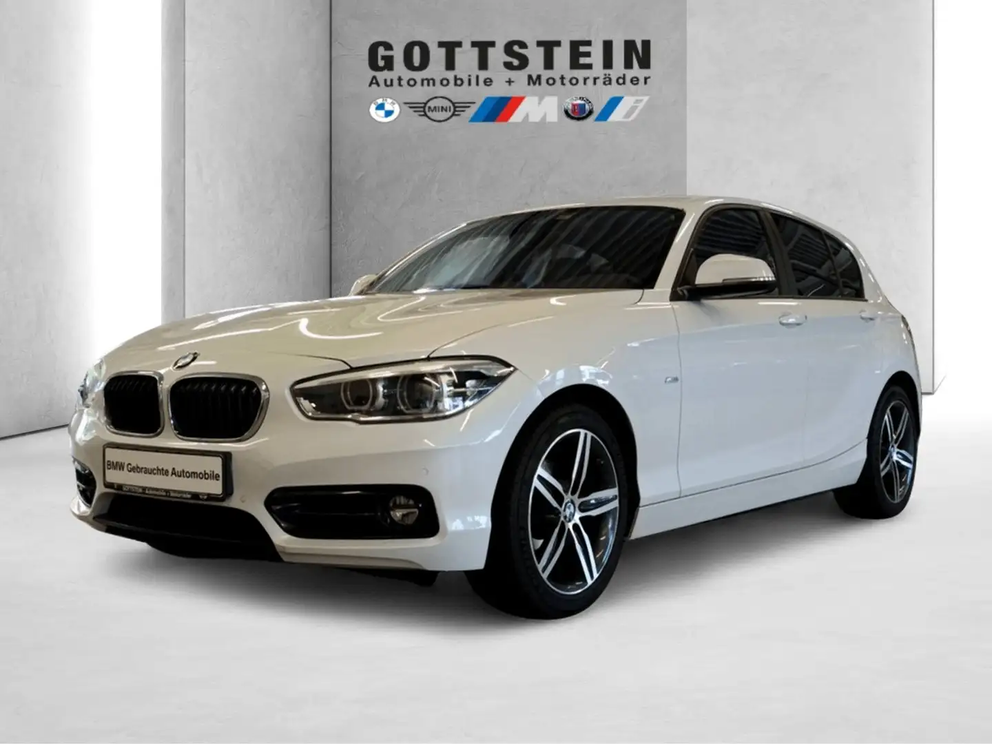 BMW 118 i 5. Türer / Aut. Sport Line Weiß - 1