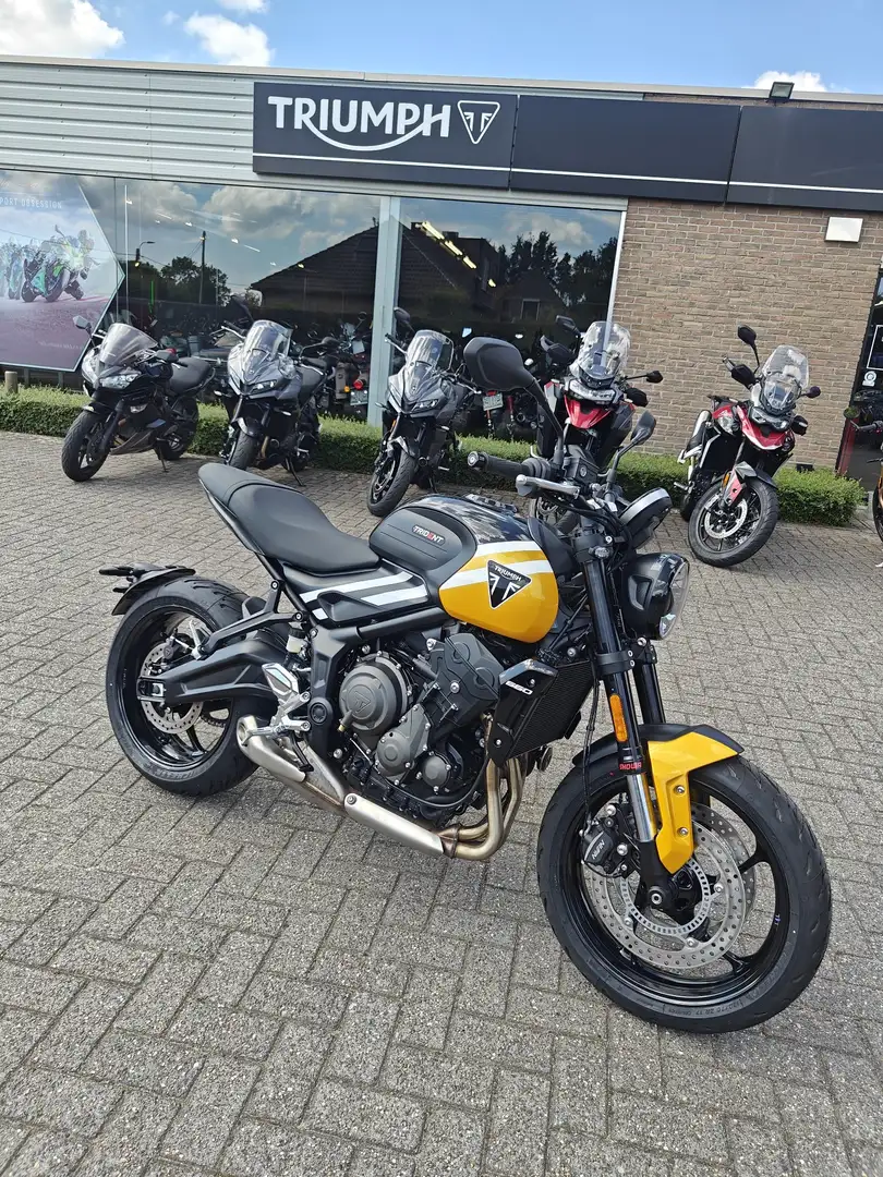 Triumph Trident 660 Geel - 2