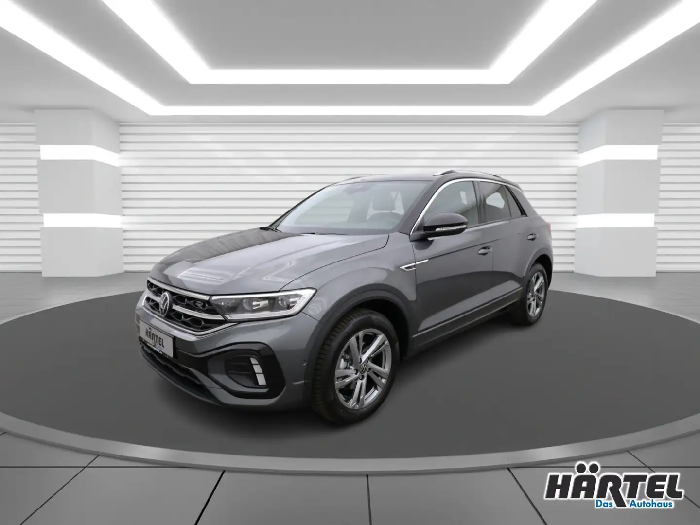 Volkswagen T-Roc R-LINE 1.5 TSI DSG (+ACC-RADAR+NAVI) LED Gris - 2