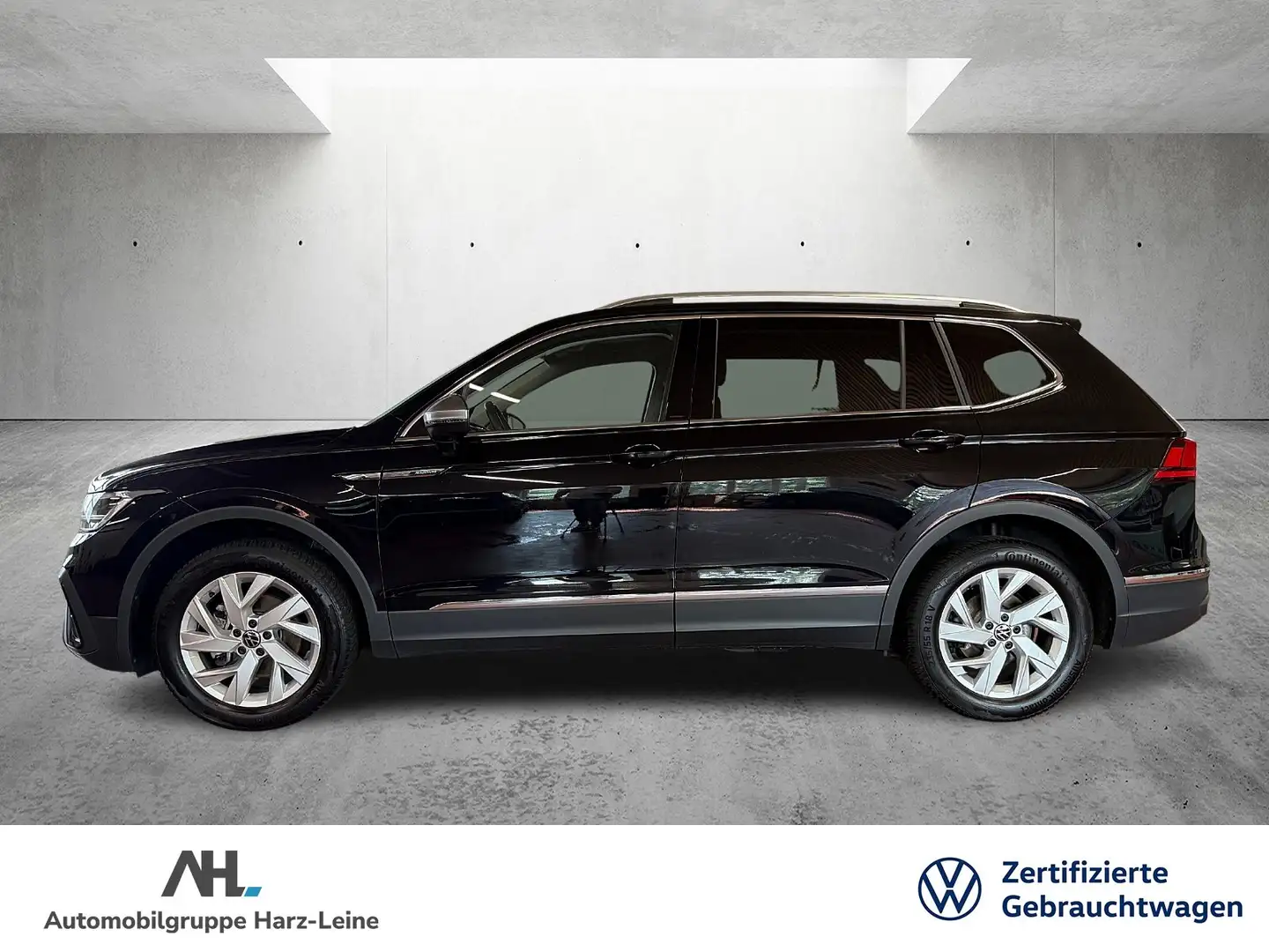 Volkswagen Tiguan Allspace 2.0 TDI Life AHK Navi ACC 7-Sitzer RFK LE Schwarz - 2