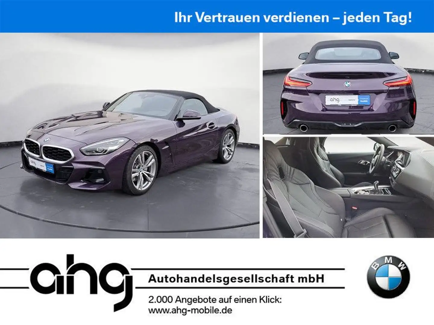 BMW Z4 sDrive20i Cabrio M Sportpaket M Sportsitze Le Violett - 1