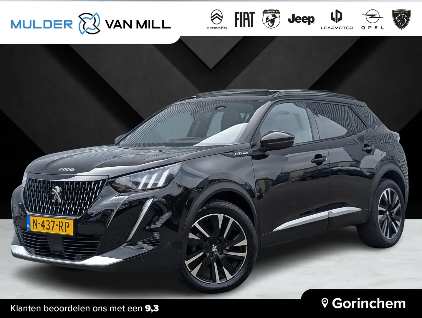 Peugeot 2008 GT 1.2 Turbo 130pk EAT8 | FOCAL HIFI | SCHUIF/KANT Noir - 1
