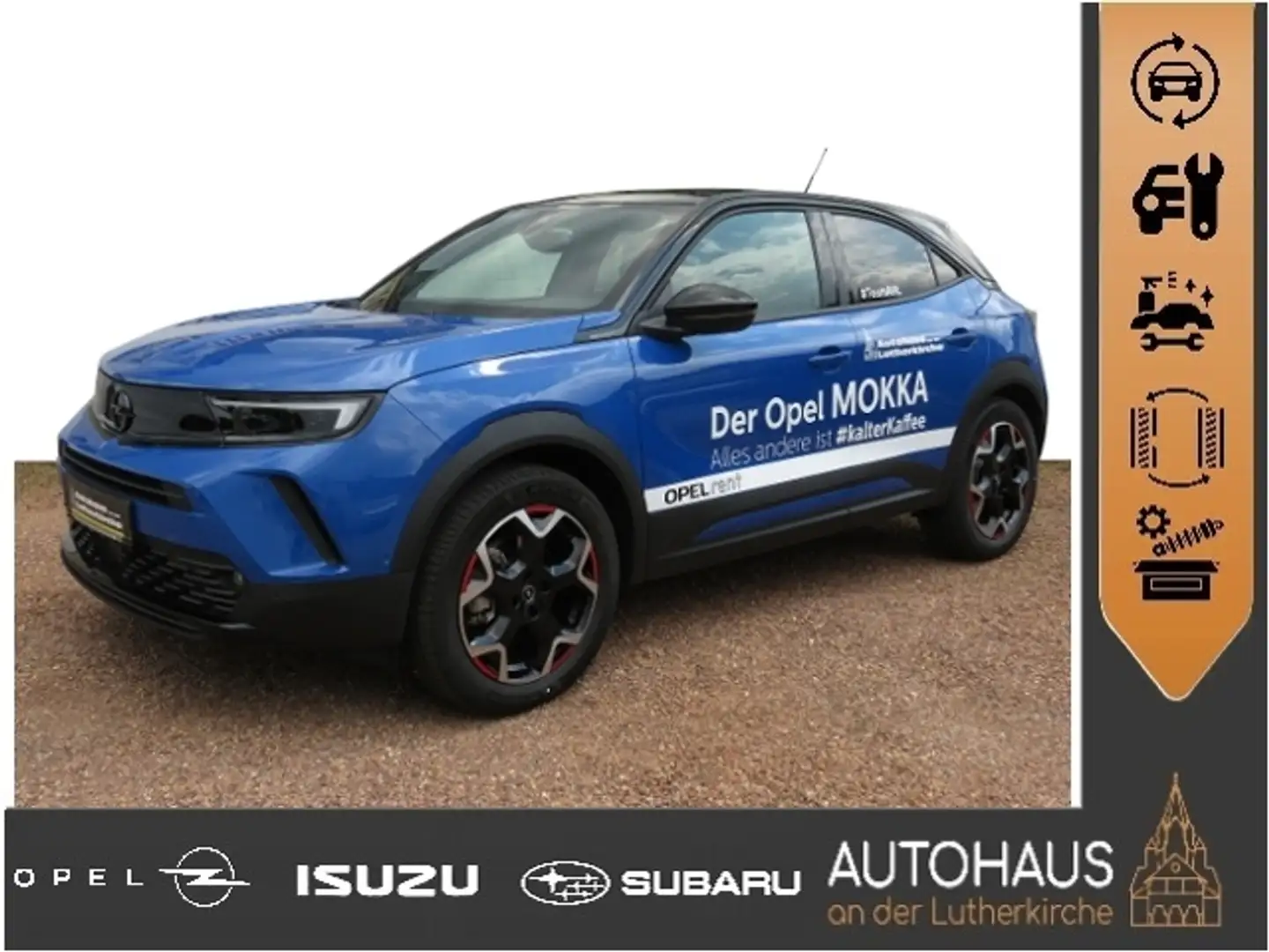 Opel Mokka e GS Line *ACC**SHZ**Kamera* Bleu - 1