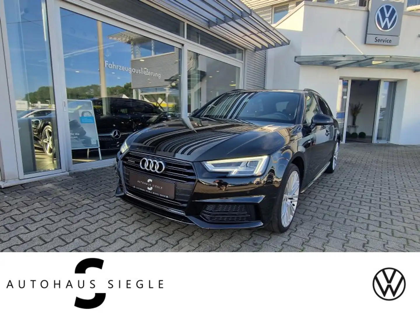 Audi A4 2.0 TDI Avant sport quattro S-Line Leder Navi Kame Schwarz - 1