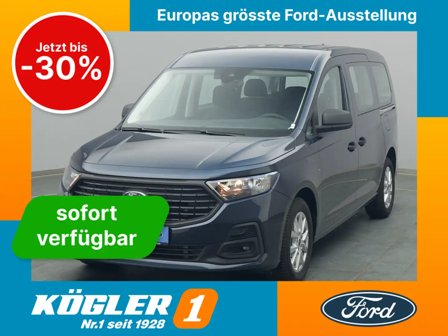Ford Tourneo Grand Connect Trend 115PS/Navi -12%* Azul - 1