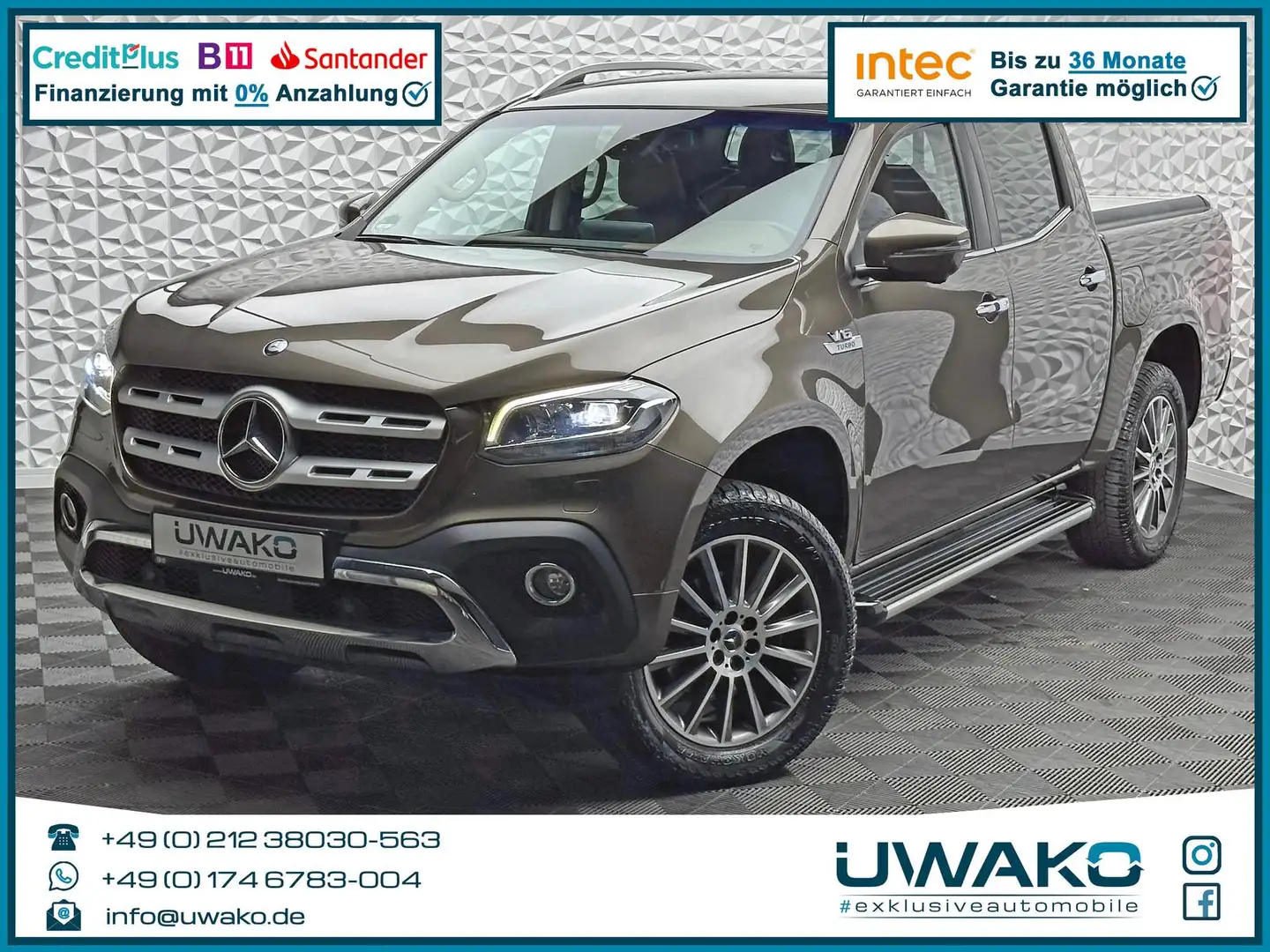 Mercedes-Benz X 350 d POWER-EDITION/4MATIC/LED/KEYLES/360°/AHK Bronze - 1