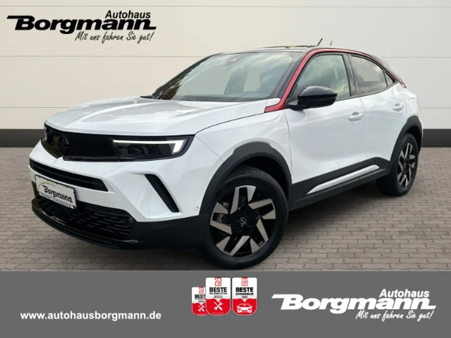 Opel Mokka-E GS Line LED - SHZ - Apple CarPlay - DAB - Spurass. Blanc - 1