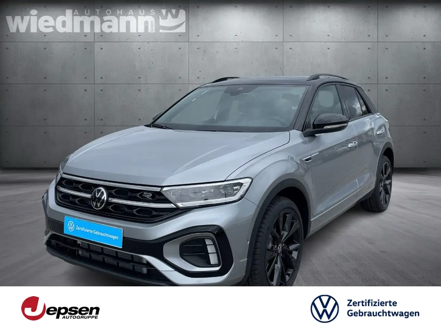 Volkswagen T-Roc R-Line 1.5 TSI DSG AHK+ACC+RearView+Keyless Silber - 1