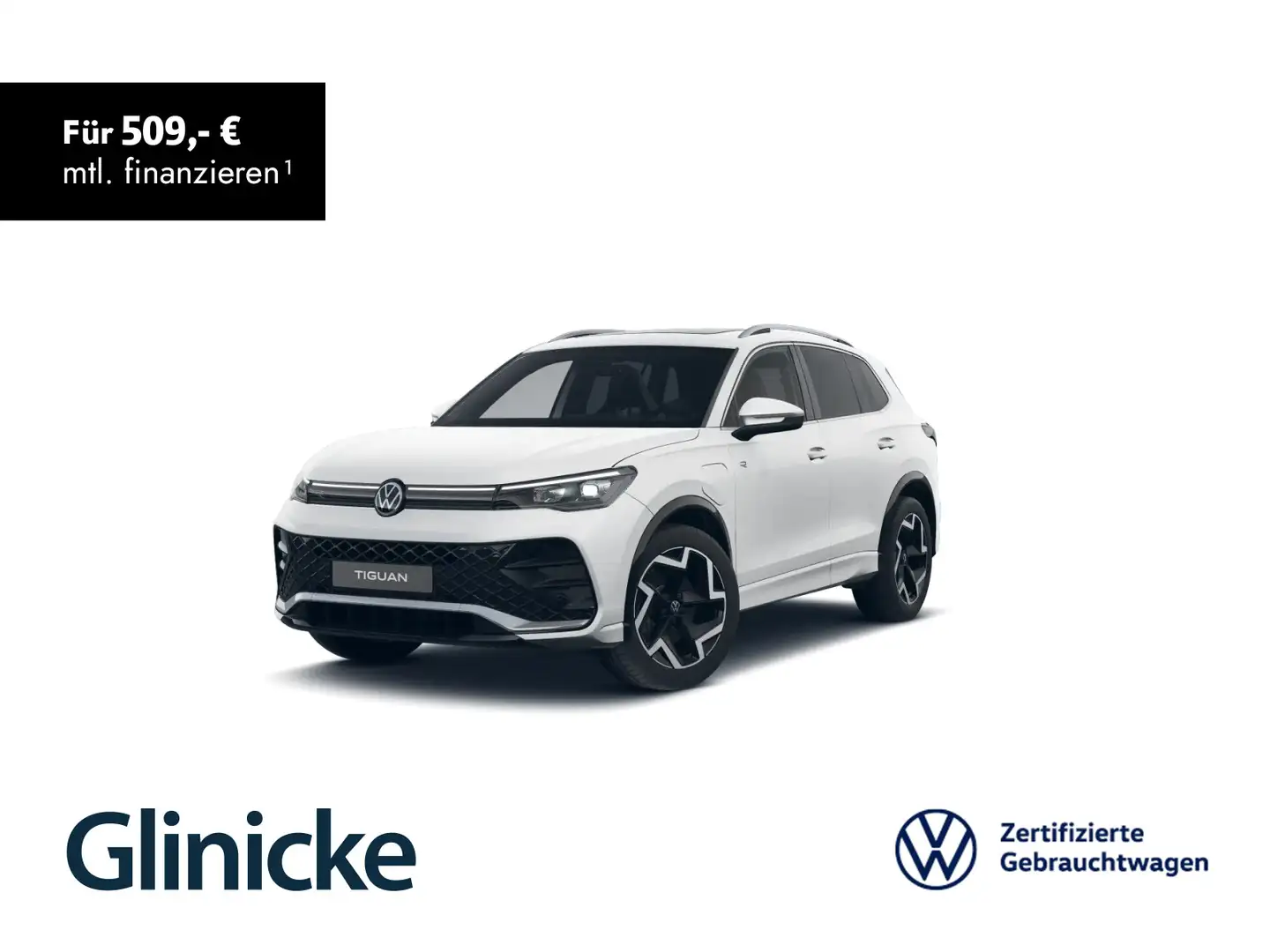 Volkswagen Tiguan 1.5 eHybrid R-Line AHK Pano LED LM 19" Na Blanc - 1