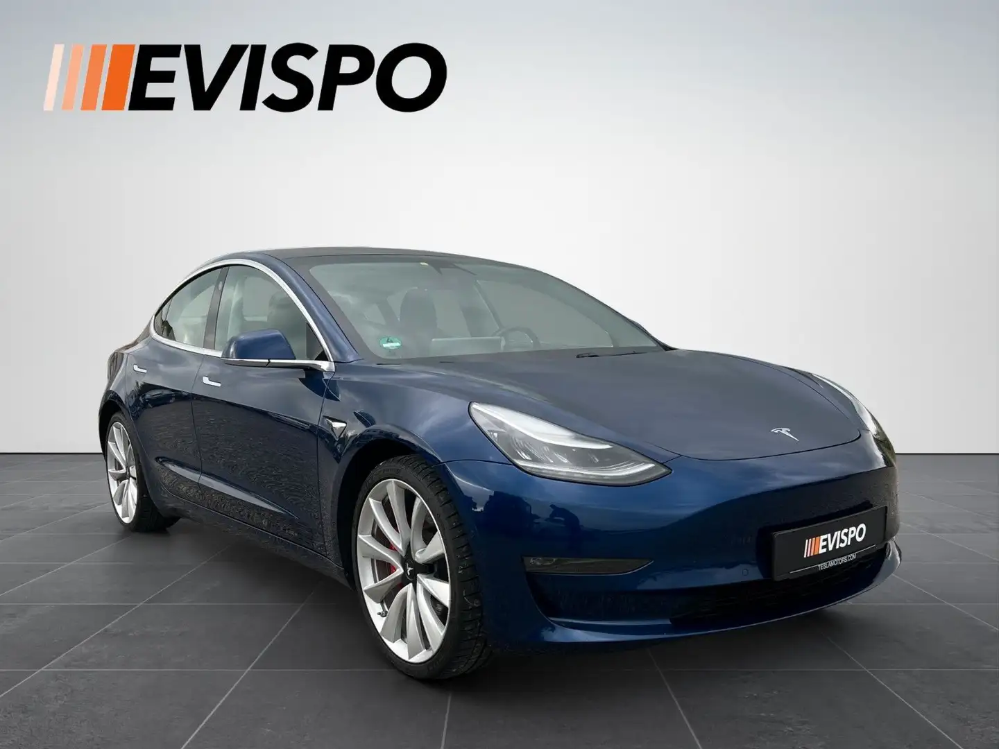 Tesla Model 3 Performance Dual AWD 1.Hand Bleu - 1