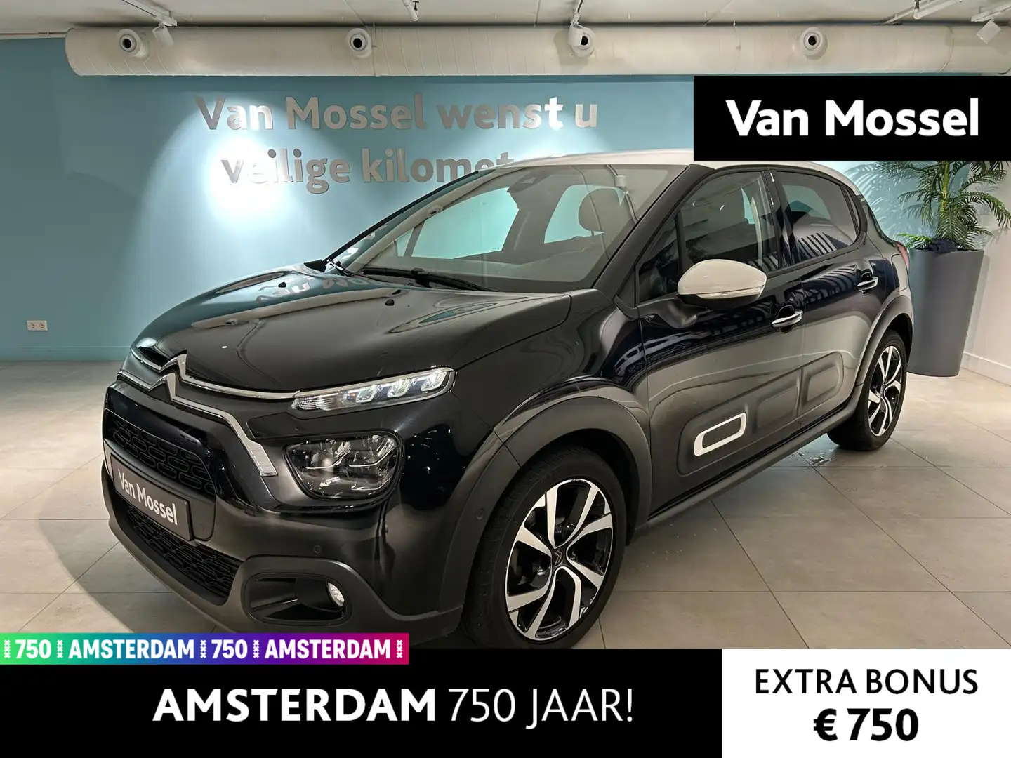 Citroen C3 1.2 PureTech Shine 110PK | Keyless Entry & Start | Noir - 1