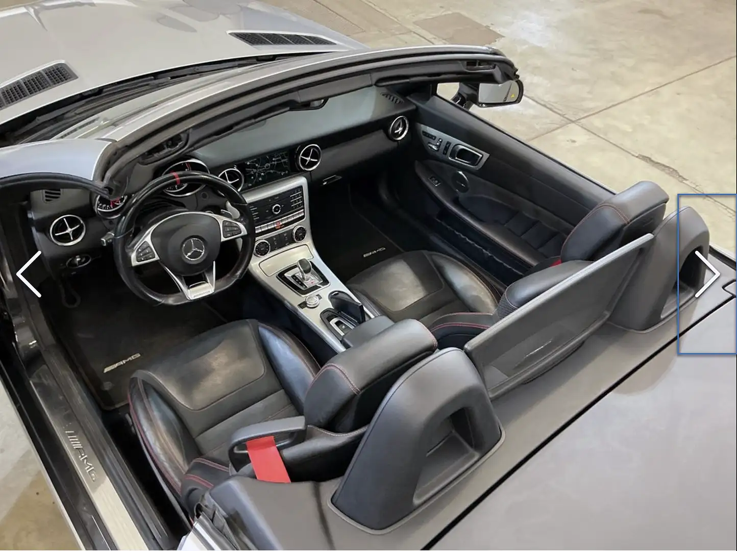 Mercedes-Benz SLC 43 AMG 390CV TETTO IN VETRO,PELLE TOTALE NERA,SEDILI ELETT. + MEMORIE,SEDILI RISCALDATI,AIRSCARF,NAVI,CAMERA,SERVICE MERCEDES ! Grau - 2