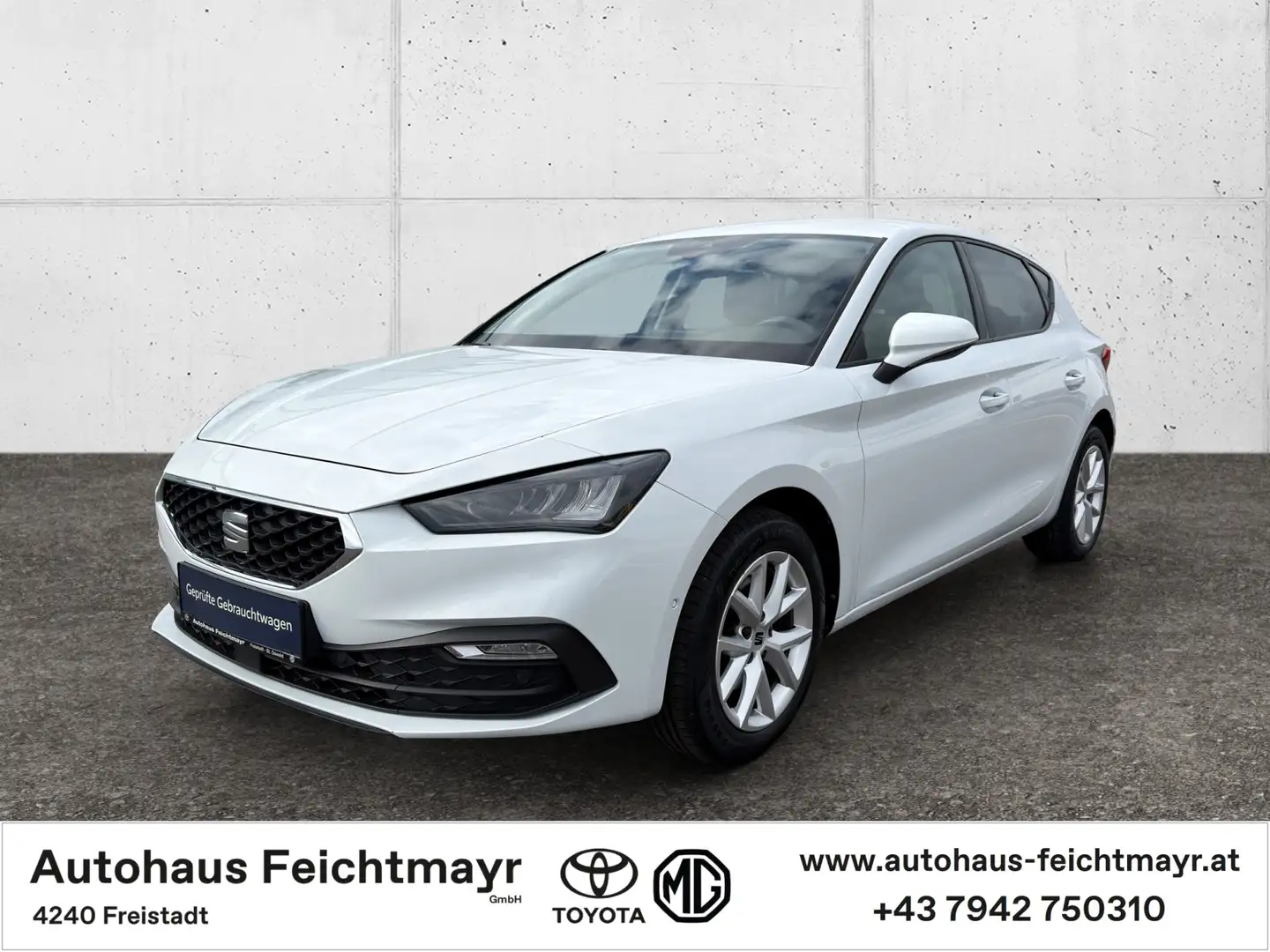 SEAT Leon 1,5 TSI Style 5t. Weiß - 1