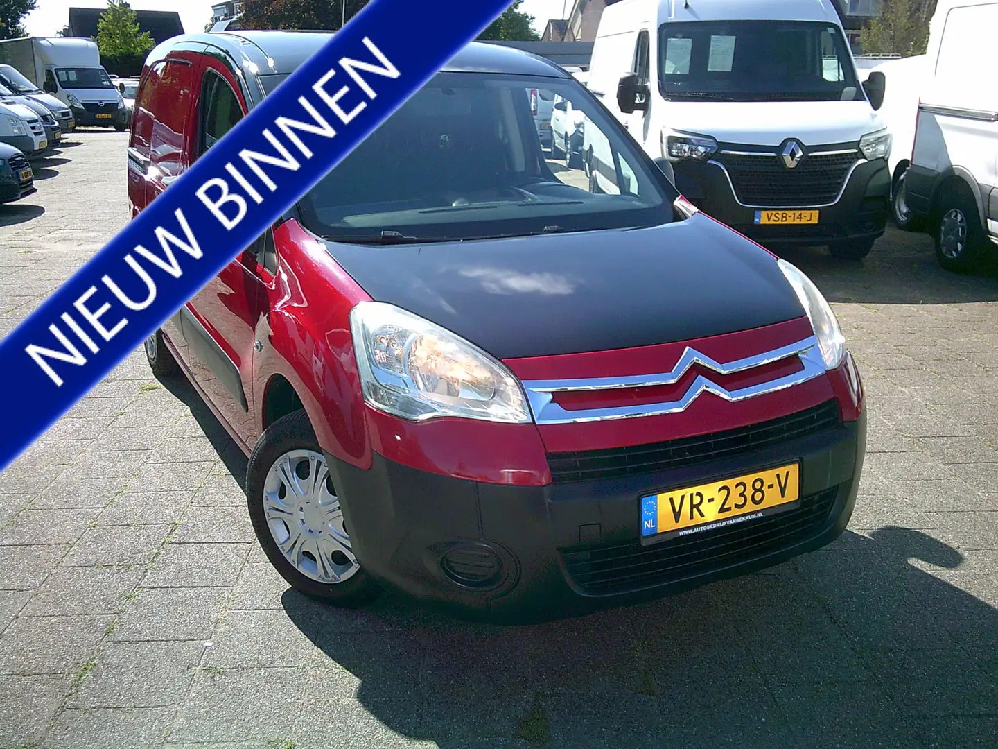 Citroen Berlingo 1.6i 500 Club BENZINE UITVOERING !! 3 ZITTER !! BT Rood - 1