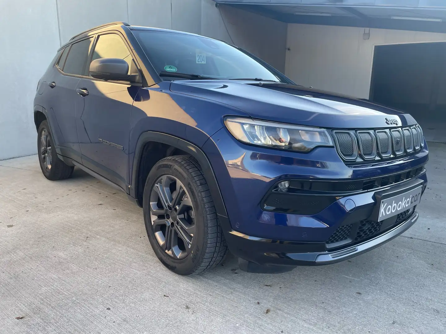 Jeep Compass 1.6 MJD 4x2 80TH /CAMERA/CUIR CHAUFFANT GPS Bleu - 1